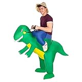 Morph MCROITR Aufblasbares Kostüm, Unisex, T-Rex zum Reiten...
