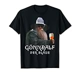 Gönndalf der blaue biertrinker saufen bierbier T-Shirt