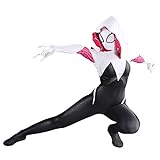 Spider-Gwen Bodysuit Overall Superhelden Rollenspiel Kostüme...