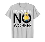 Despicable Me Minions No Coffee No Workee Portrait T-Shirt