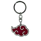 Naruto Shippuden - Akatsuki Unisex Schlüsselanhänger rot Metall...