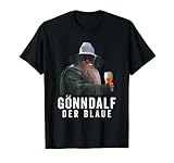 Gönndalf der blaue Biertrinker saufen beer T-Shirt