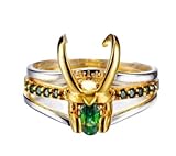 Loki Ring Thor Loki Helm Ring 3 in 1 Ringe Marvel Fanartikel Loki Ring...