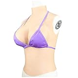 Crossdressers Brustplatte Silikon Brust Formen B-H Cup Realistisch...