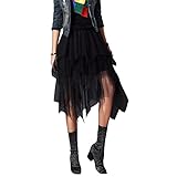 Snaked cat Damen Tutu Rock Tüll Mesh Layered Midi Rock...