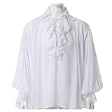 GRACEART Herren Pirat Hemd Kostüm, Weiß, XL