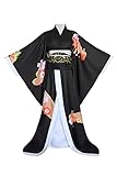 Anime Kibutsuji Muzan Cosplay Kostüm Weiblich Kimono Kleidung Kleid...