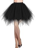 DRESSTELLS Teufel Kostüm Damen Tüllrock 50er Rockabilly Petticoat...