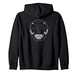 Power Rangers Black Ranger Mask Kapuzenjacke