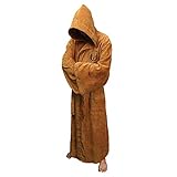 Fuman Star Wars Robe Cosplay Jedi Herren Soft Bademantel Saunaman...