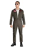 Maskworld Original Top Gun Overall Deluxe - Lizenziertes Film-Kostüm...