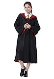 Bilicos Erwachsene Deluxe Kostüm Schuluniform Suit Rock Robe mit...
