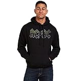 AC/DC Herren About to Rock Hoodie, Schwarz (Schwarz Schwarz), L