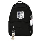 Jiumaocleu Anime Attack On Titan Rucksack Print Casual Daypack Student...