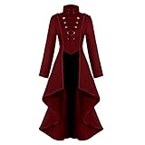 iHENGH Damen Gothic Steampunk Button Lace Korsett Halloween Kostüm...