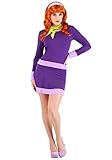 Classic Women's Scooby DOO Daphne Fancy Dress Costume Small