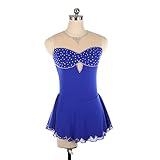 Eiskunstlaufkleid, Professioneller Rückenfreier Ärmelloser Gymnastik...