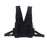 Longzhuo Umhängetaschen Chest Rig Bag Hip Hop Streetwear Herren...