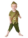 Smiffys, Robin-Hood-Kostüm für Kleinkinder, Jungen, Grün und Braun,...