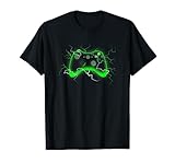 Video Game Controller Shock Lightning Bolt Gaming Gamer T-Shirt