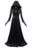 Erwachsene Spiel Cosplay Outfit Frauen Evil Vampir Kostüm Schwarz...