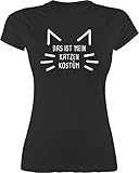 Shirt Damen - Karneval & Fasching - Das ist Mein Katzen Kostüm - Cat...
