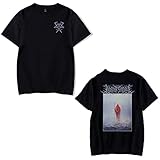 OUHZNUX T-Shirt Unisex Lorna Shore Bedrucktes Hip Hop Rap Kurzarm...