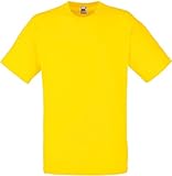 Fruit of the Loom Herren T-Shirt gelb gelb X-Large