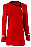 Star Trek Uniform Kleid TOS Kostüm Damen Rot S