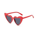 Herz Sonnenbrille Damen Herzbrille Herzen Sonnenbrillen Vintage...