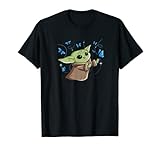 Star Wars The Mandalorian The Child with Blue Butterflies T-Shirt