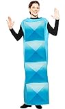 EUROCARNAVALES, SA Tetris Hellblau Kostüm für Erwachsene