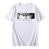 Berserk T-Shirt, Japanisches Manga Berserk Guts Bedrucktes T-Shirt...