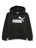 PUMA Jungen, ESS Big Logo Hoodie FL B Pullover, Schwarz, 152