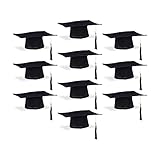 Relaxdays 10 x Doktorhut in Einheitsgröße, Mit Quaste,...