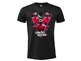 Fashion UK T-Shirt Squid Game Offizielles Modell Guardiani Front Man...