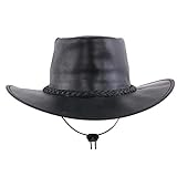 wow Australia Damen Herren Cowboy Leder Wickel Faltbarer Hut...