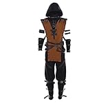 SFWXCOS Scorpion Cosplay Kämpfanzug MK XI Nija Cosplay Kostüm Für...