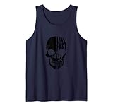 Schwarzer Schädel, Live Fast Die Young T-Shirt Spruch Hoodie Tank Top