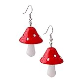 Holibanna Anhänger Baumeln Ohrringe Süße Frische Pilz Tropfen...