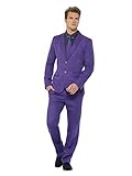 Smiffys, 43527L Herren Lila Anzug, Jackett, Hose und Krawatte,...
