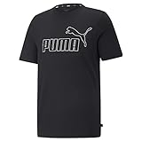 PUMA Herren ESS Elevated Tee T-Shirt, Schwarz, S