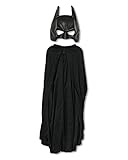Horror-Shop Lizenzierte Batman Maske mit Cape