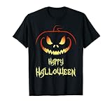 Kürbis Maske Halloween T-Shirt