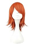 YEAJION Nami Cosplay Perücke Orange Lange/Kurz Anime One Piece...