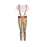 NUWIND Element Leeloo Cosplay Kostüm Sexy Skinny Pants Kurz T-Shirt...
