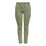 ONLY Cargo Jeans Hose | Stretch Denim Jogger Pants | Slim Mid Waist...