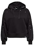 Queen Kerosin Damen Hoodie | Boyfriend Fit | Stickereien | Nieten Rose...