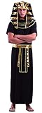 Foxxeo Pharaokostüm Pharaoh Pharao Ägypten Antike Kostüm für...