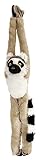 Wild Republic 15261 - Hanging Monkey Katta Lemur Plüsch-Affe, 51 cm